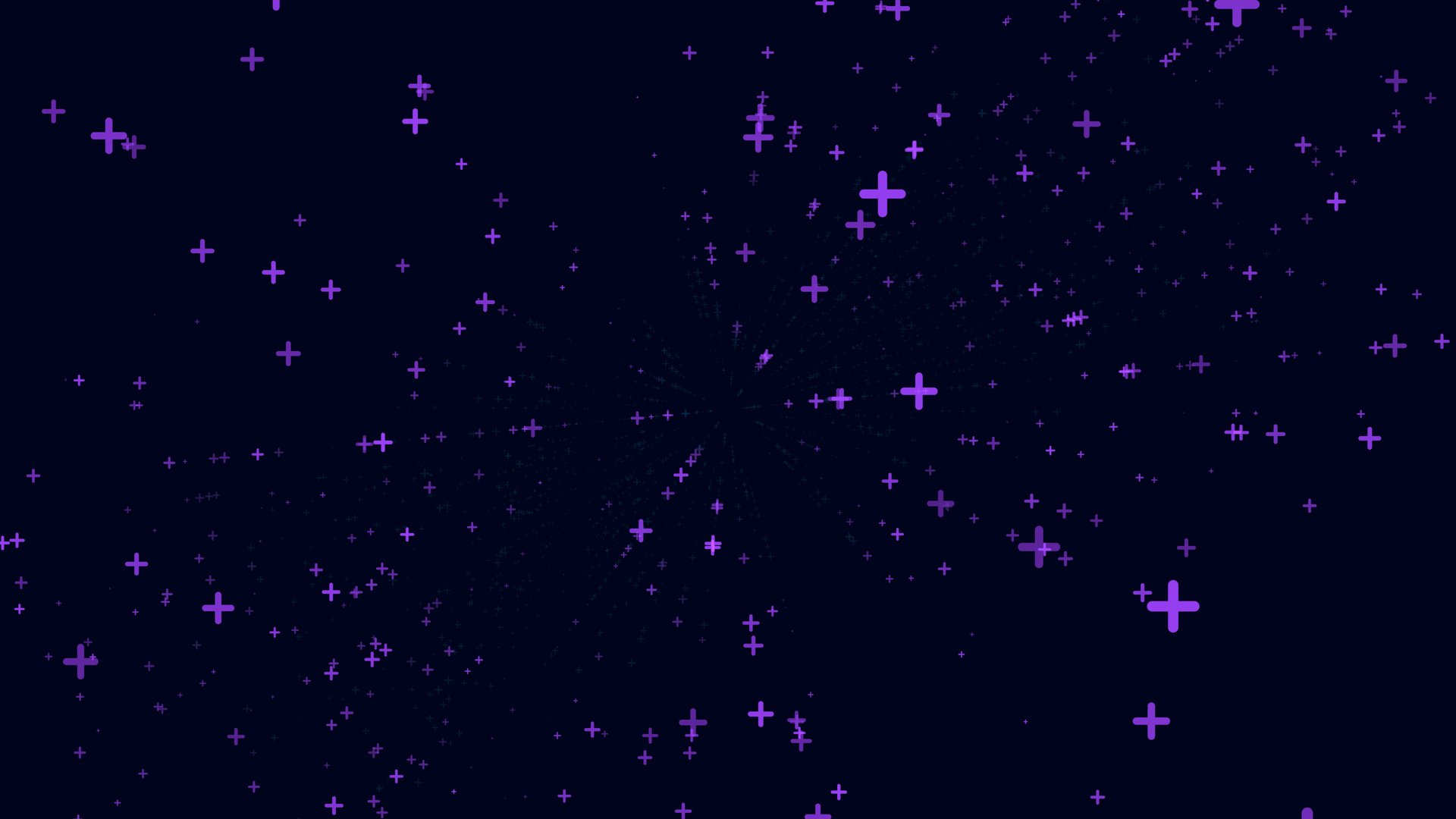 Fly purple crosses in dark galaxy